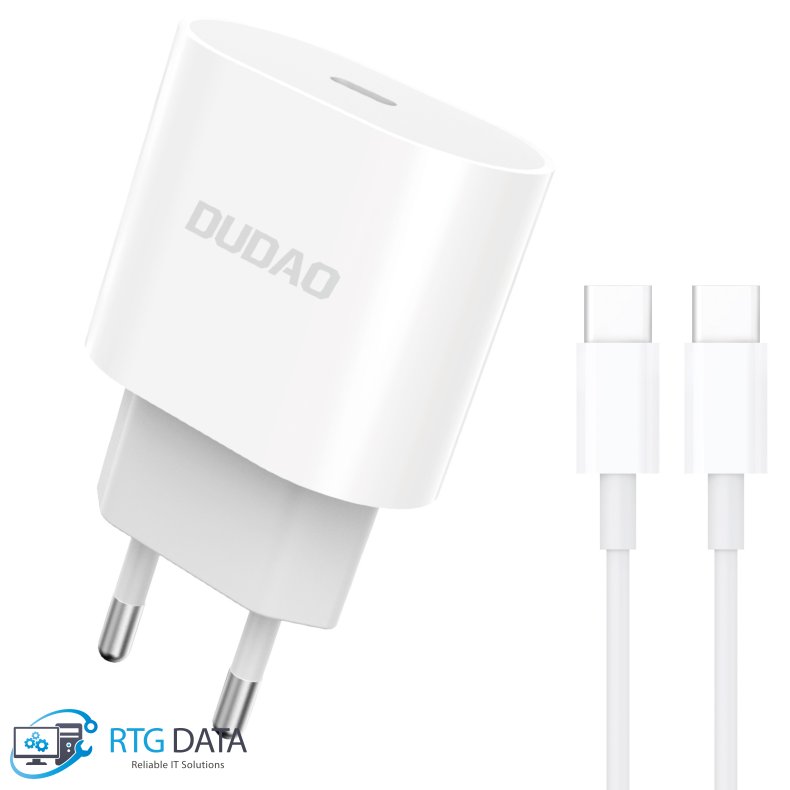 Dudao USB-C 20W Power + USB-C Kabel 1m