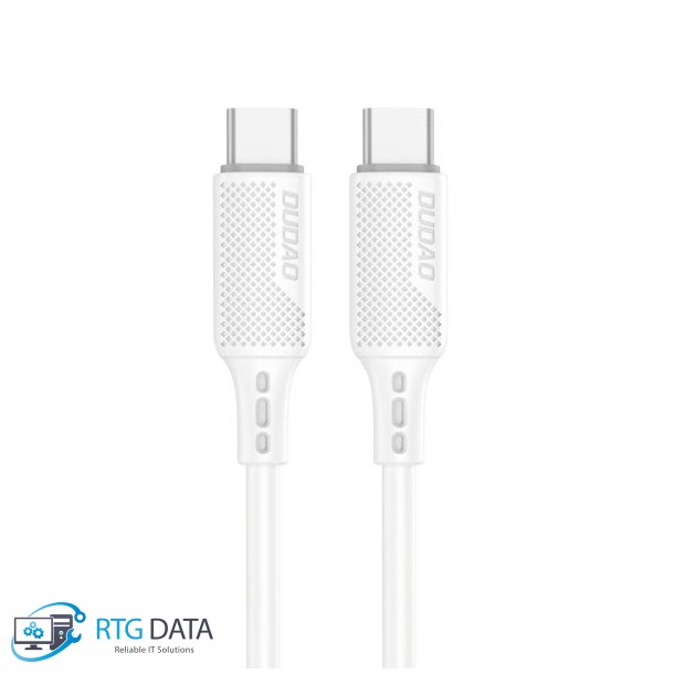 Dudao USB-C Kabel 100W PD 1m Hvid