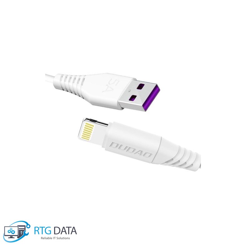 Dudao USB Lightning Kabel 2m Hvid