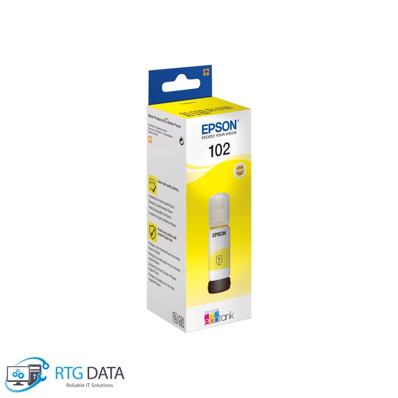 Epson 102 Gul 70ml Blk