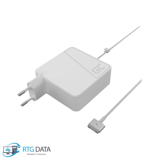Green Cell AC Adapter for Macbook 60W MagSafe 2 - Strømforsyning Notebook - RTG DATA