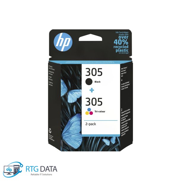 HP 305 Multipack Sort + Farve