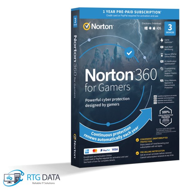 Norton 360 for Gamers 3U1Y