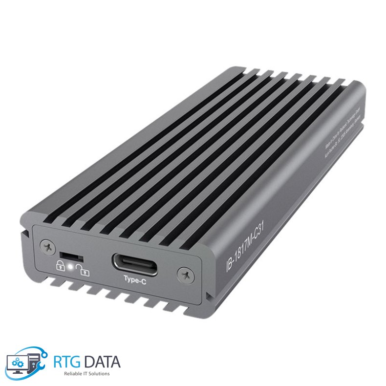 RaidSonic ICY BOX Ekstern Lagringspakning USB 3.1 (Gen 2) NVMe