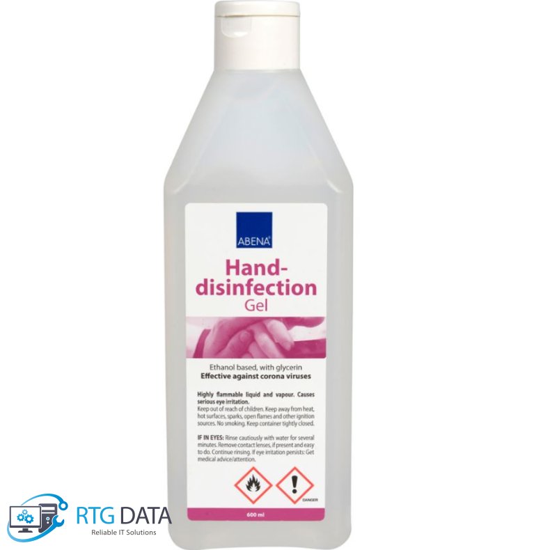 Abena 85% Hnddesinfektion Gel 600ml (klaplg)